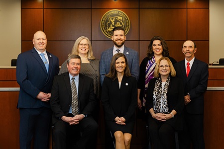 Board of Supervisors with County Administrator Angie Hill Board of Supervisors with County Administrator Angie Hill