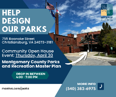 Invitation to the April 30, 2026, Parks and Recreation Master Plan Open House