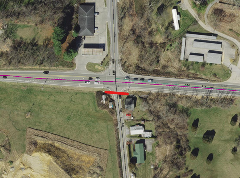 VDOT Pipeline Replacement Map - Walton Road and Peppers Ferry Intersection