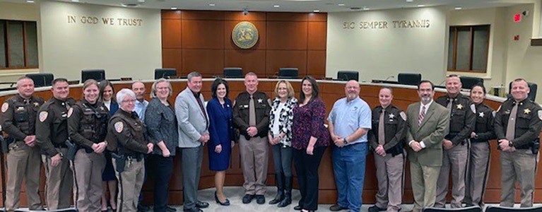 Montgomery County Board of Supervisors recognizes Deputy Parks and all School Resource Officers